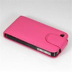 Capa Pele Rosa Iphone 4